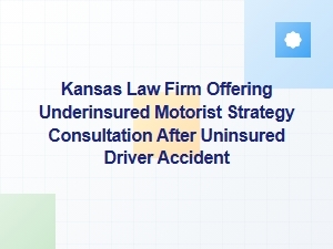 Kansas Law Firm: Underinsured Motorist Strategy Consultation